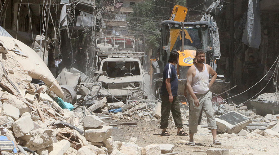 airstrike on Aleppo