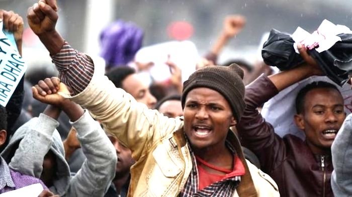protesters Ethiopia