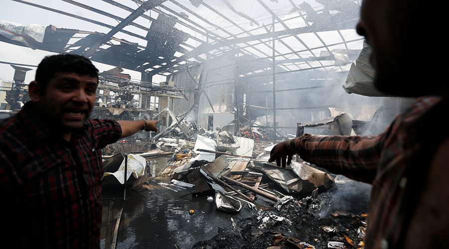 Click to enlarge Saudi airstrike Yemen
