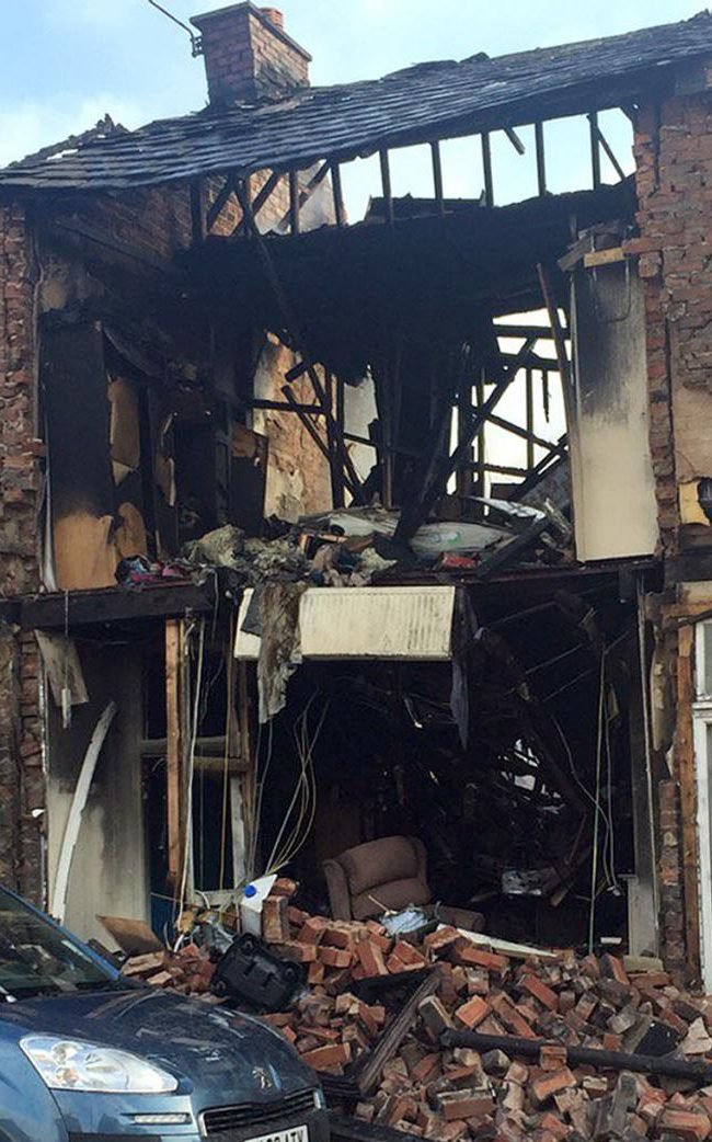 House explosion in Manchester