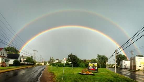 Double rainbow in Ontario