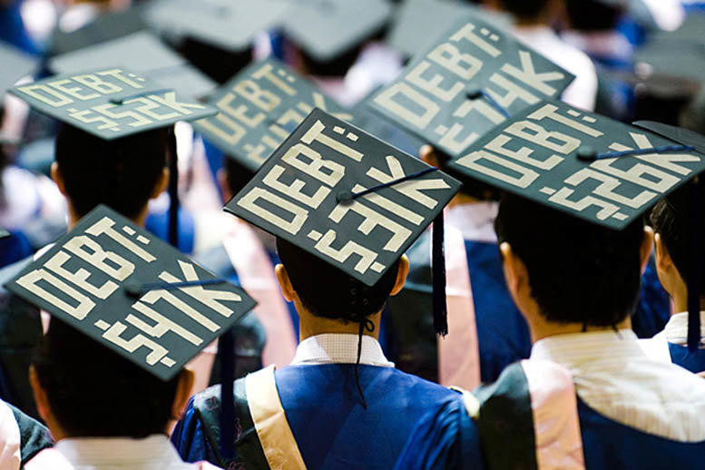 Click to enlarge student loan debt