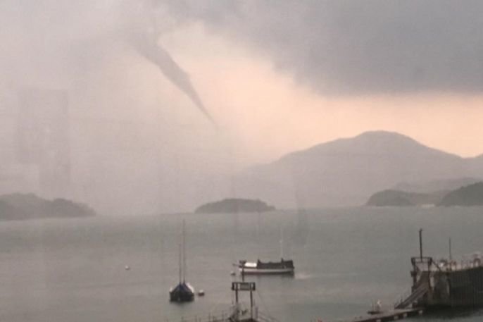 Sia Kung Hong Kong waterspout