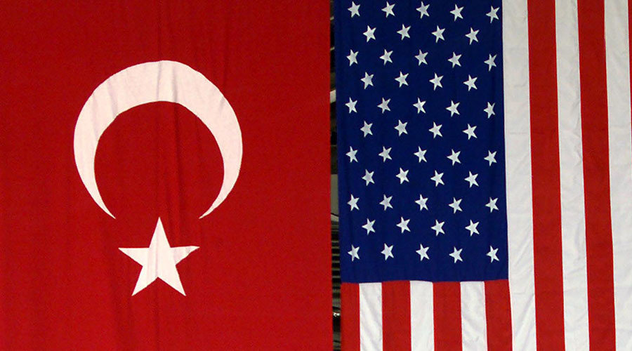 Click to enlarge Turkey and US flags