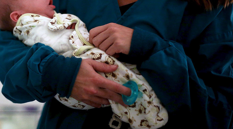baby in arms