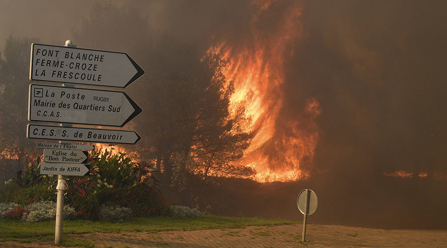 Fires in France