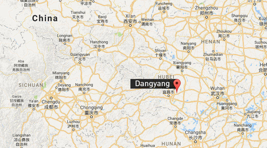 Dangyang explosion map