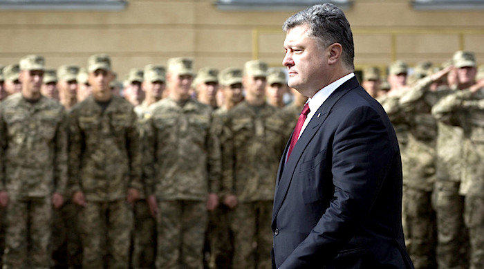 Poroshenko, troops