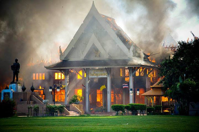 Click to enlarge Thailand arson attack