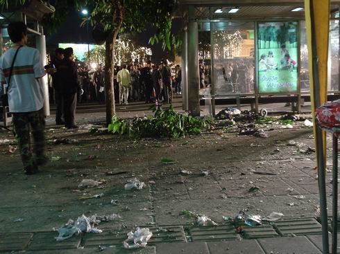 Click to enlarge Thailand New Year's Eve bombing
