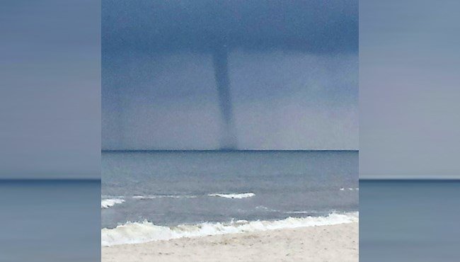 Click to enlarge Dauphin Island waterspout