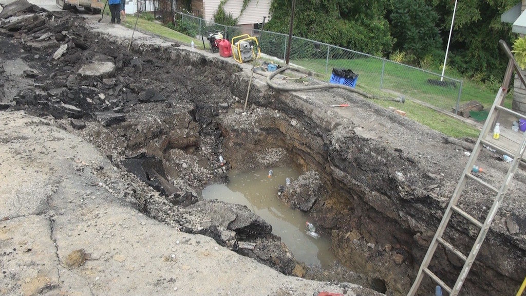 Martins Ferry sinkhole