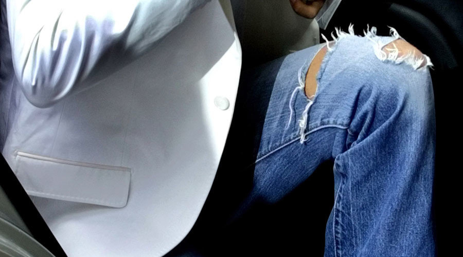 ripped pants