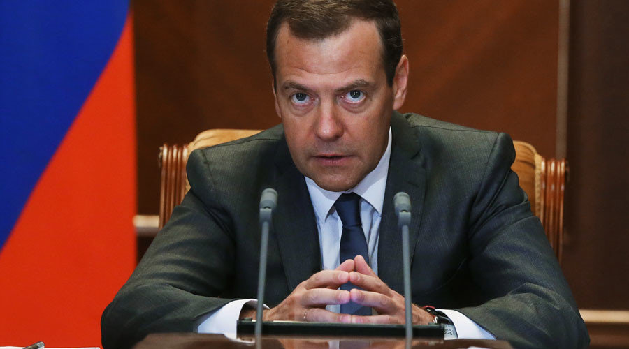 Russian Prime Minister Dmitry Medvedev