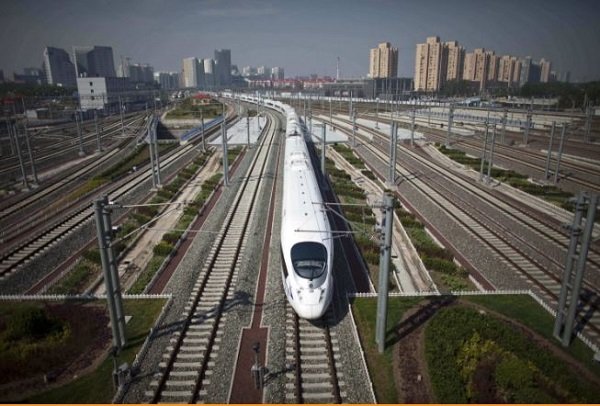 Click to enlarge high speed train
