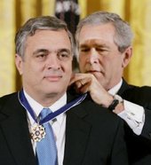 Click to enlarge Bush Tenet medal CIA Iraq war Saudis