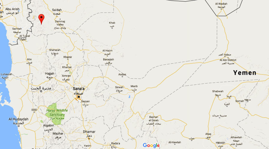 map yemen