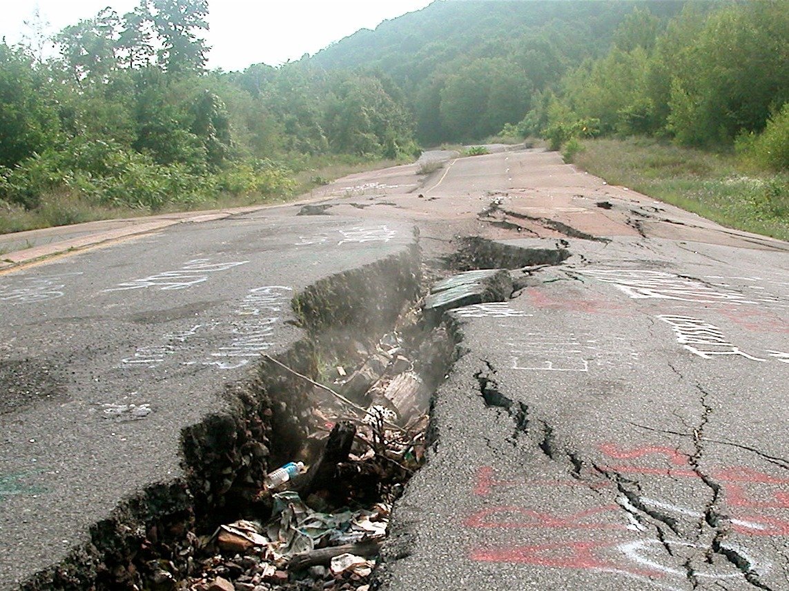 Click to enlarge Centralia fire