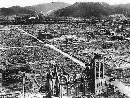Click to enlarge Hiroshima after the bomb