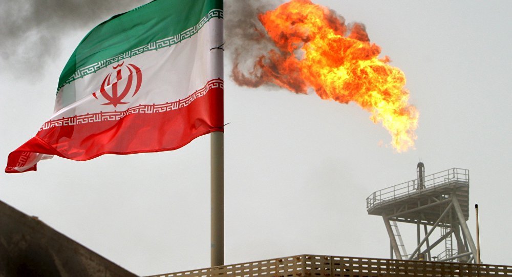 Click to enlarge oil field fire