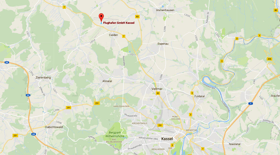 map kassel germany refugee center