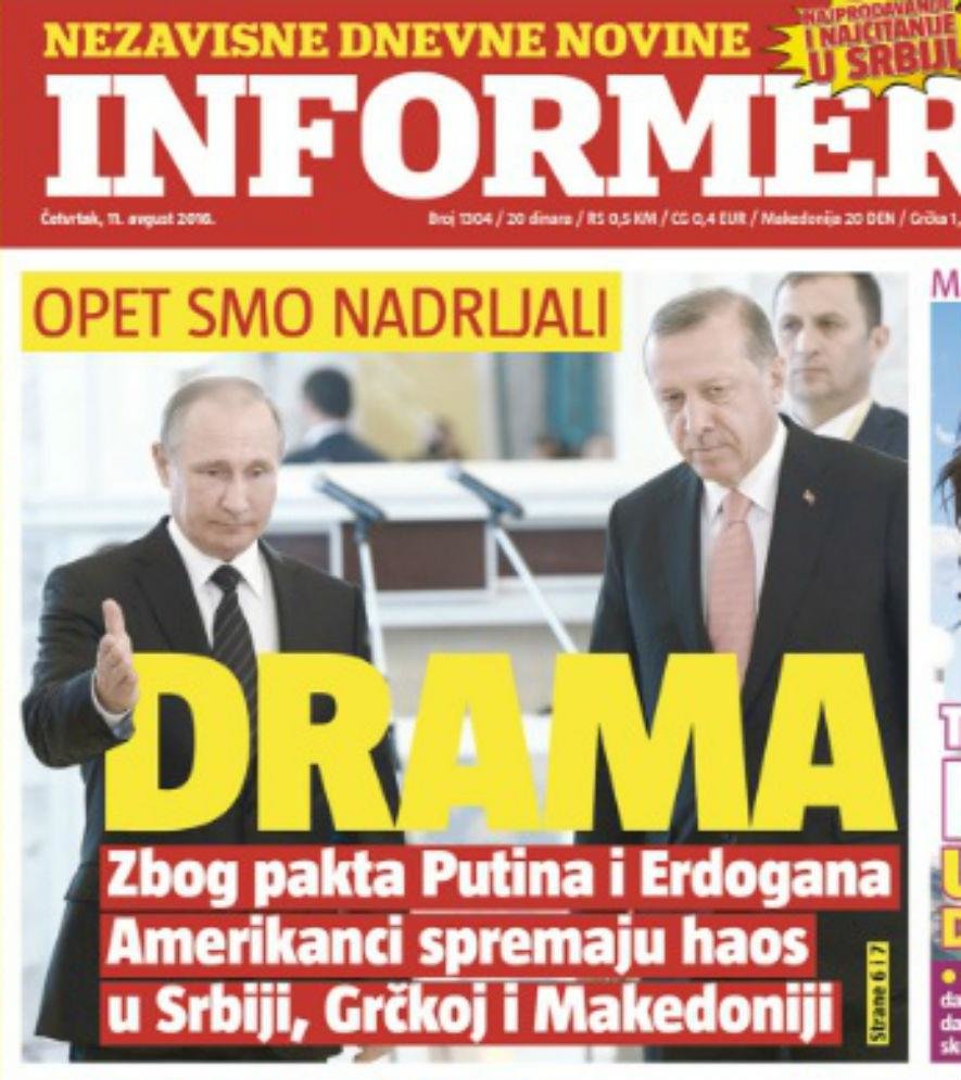 Serbian Daily newspaper