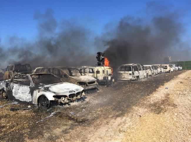 Boom town festival car fire