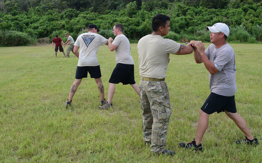 Click to enlarge Krav Maga training