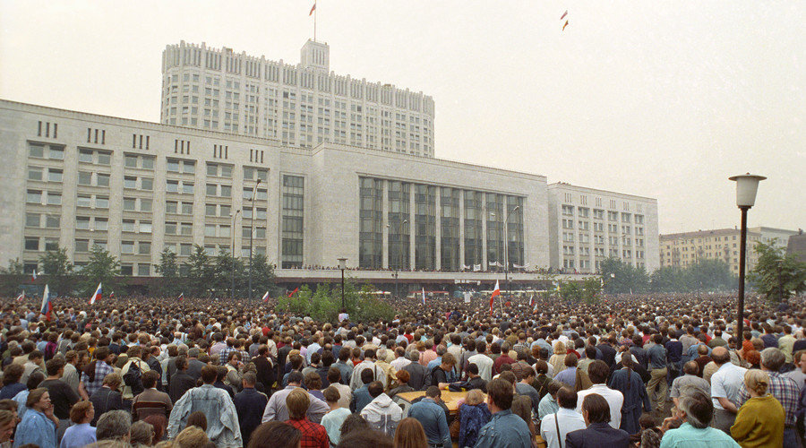 moscow demonstration 1991