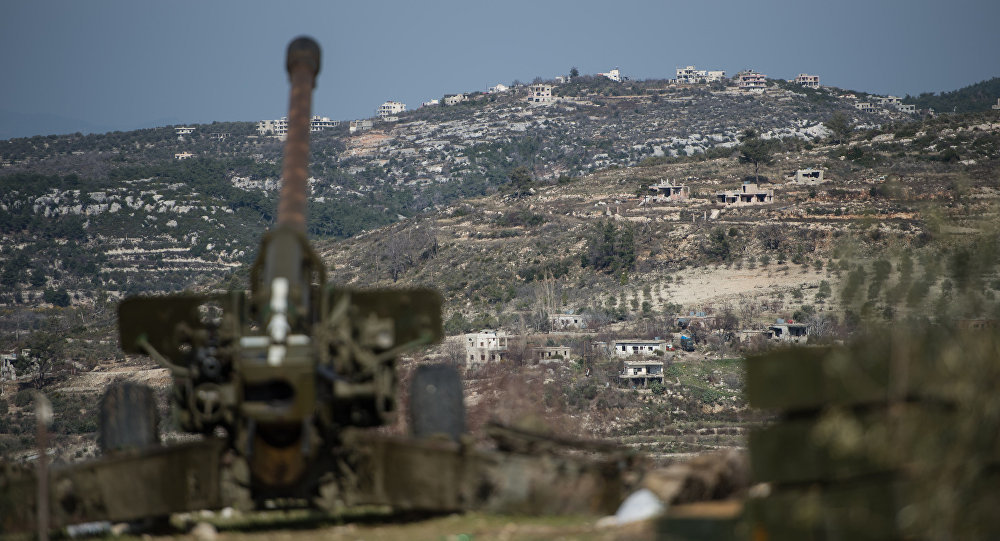 Syrian artillery Syrian war SAA