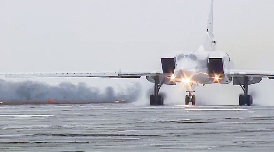 A Tupolev Tu-22 M3 strategic bomber of the Russian Aerospace Force