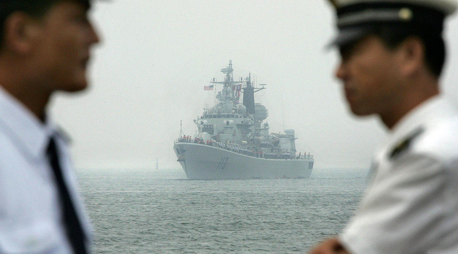 Chinese Navy South China Sea Shandong USS Curtis Wilbur US Navy