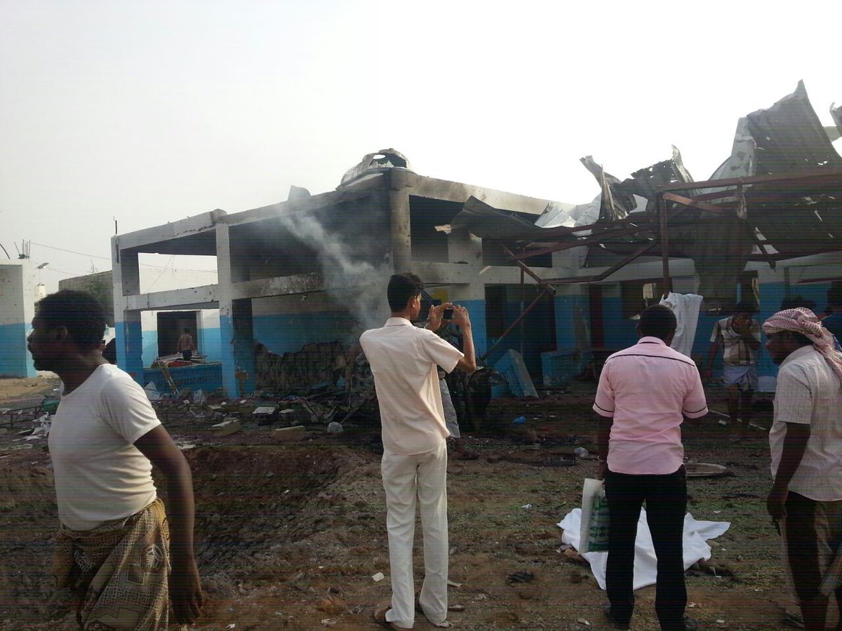 MSF hospital bombed in Yemen