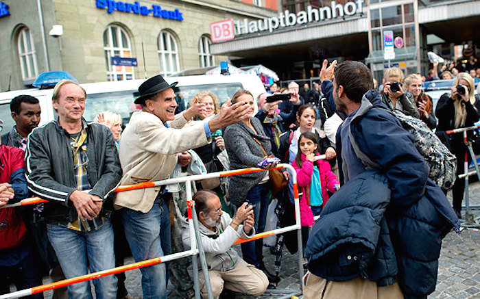 Click to enlarge refugees Germany