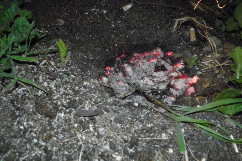 Click to enlarge Meteorite lands in Garden