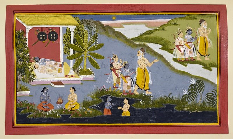 Click to enlarge Rama and Lakshmana