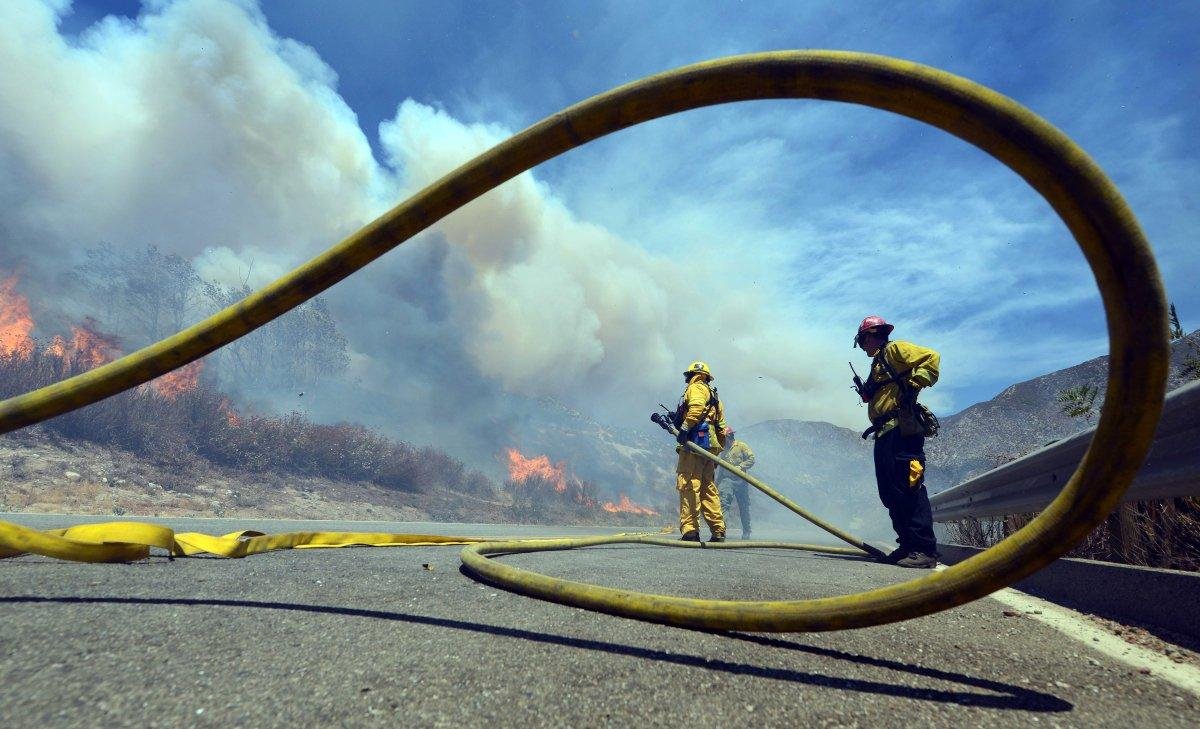 Blue Cut Fire in California