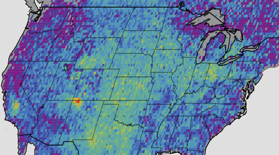 Click to enlarge methane us map