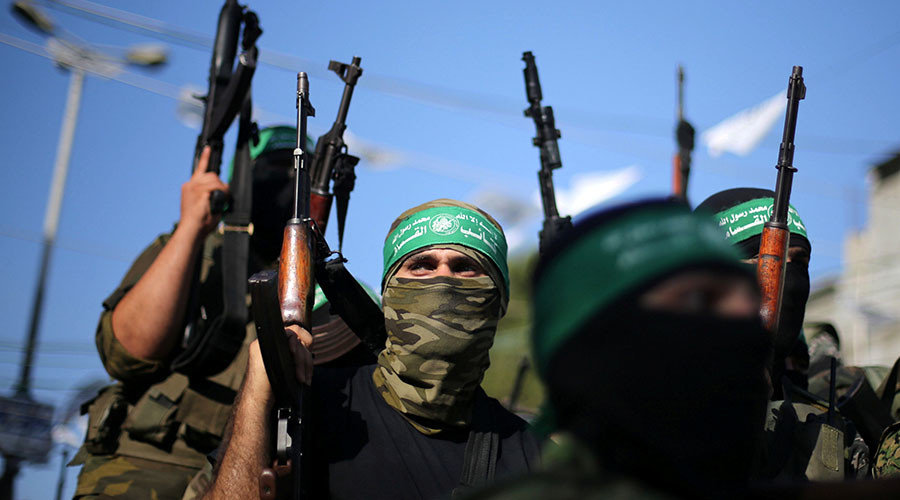 Click to enlarge Hamas militants