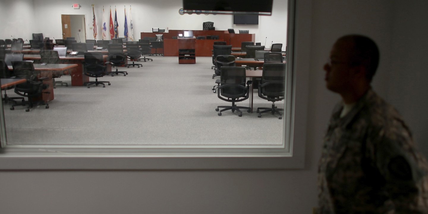 Camp Justice military courtroom