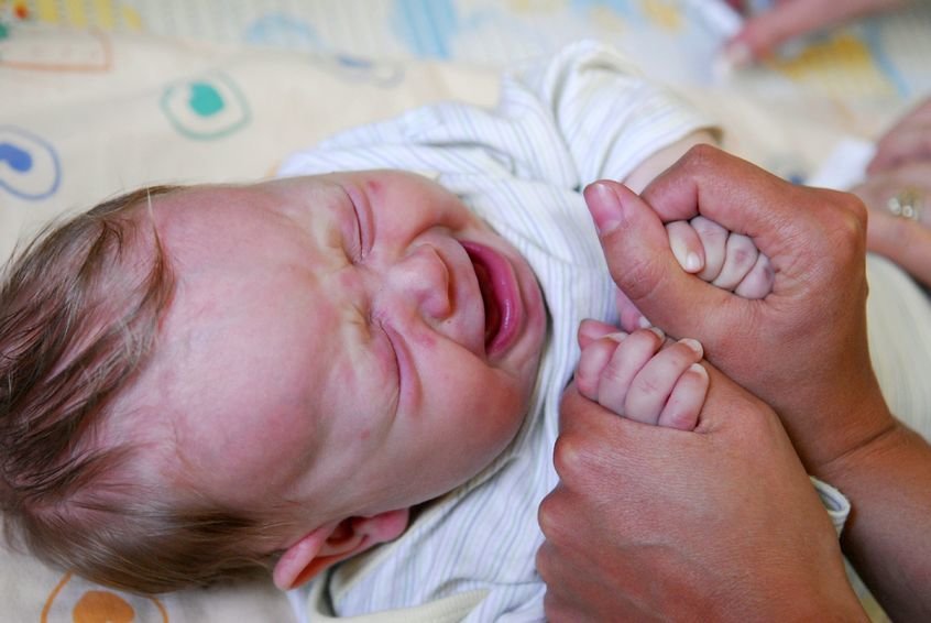 Click to enlarge infant pain, trauma infants