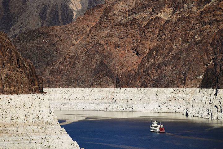 Click to enlarge drought lake mead water levels