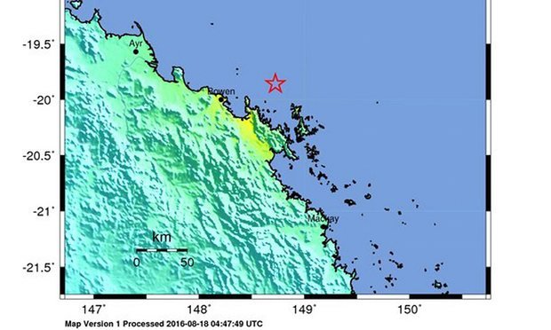 Click to enlarge Queensland earthquake