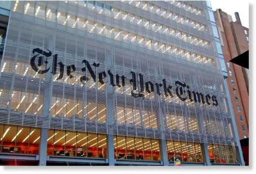New York Times building in New York City