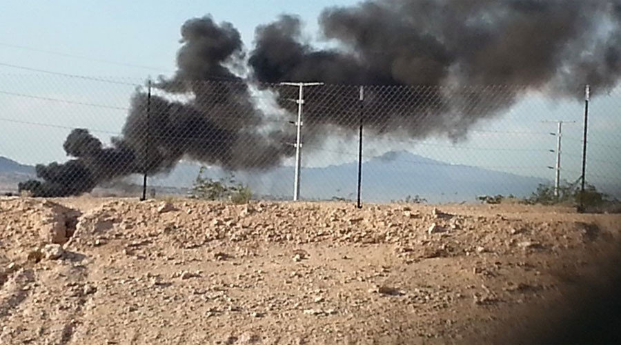 Click to enlarge Military contractor jet crash