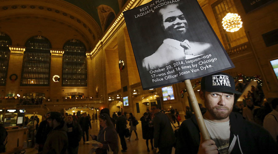 Click to enlarge black lives matter protester