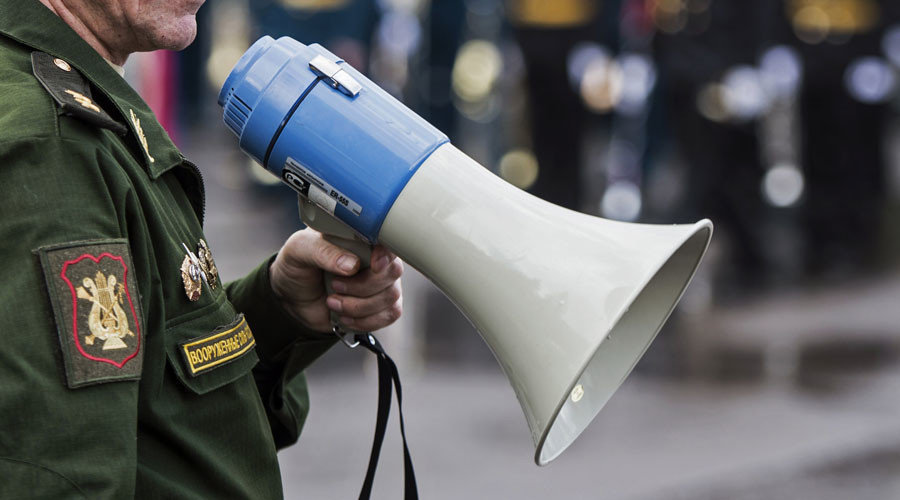 Russian drill commander
