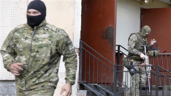 Russian special forces soldiers