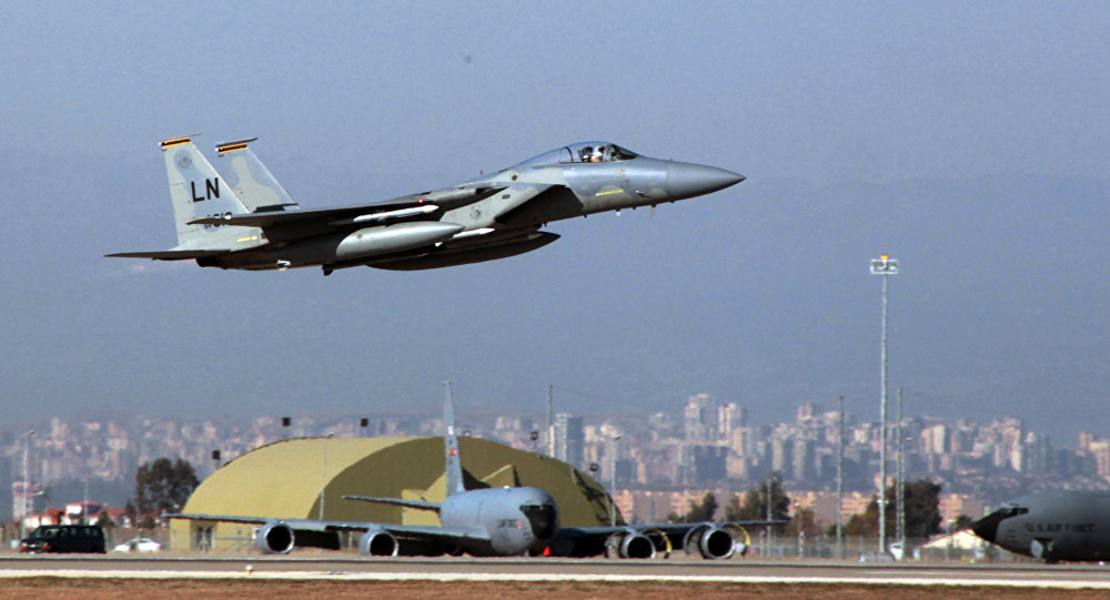 Click to enlarge US F15 fighter jet