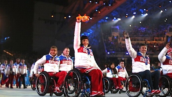 Click to enlarge Russian paralympians
